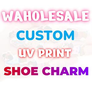 3D Cartoon Anime Shoes Charms Popular Private Design UV Printing Shoe Ch...