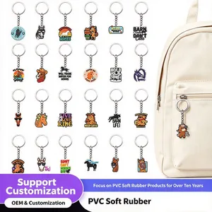 DIY Vintage Western PVC Personalized Keychain