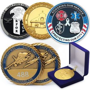 Logo 3D Chile Us UK Metal Art Crafts Zinc Alloy Commemorative Souvenir C...
