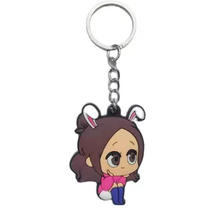 Made Fashion Plastic Keyrings Anime Topic Cartoon Decoration Accessories...