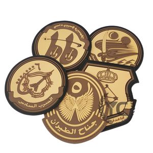 PVC Rubber Saudi Arabia Kuwait Uniform Patch Saudi