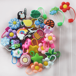 Luxury Drink Charms Straw Topper Cover For Tumbler