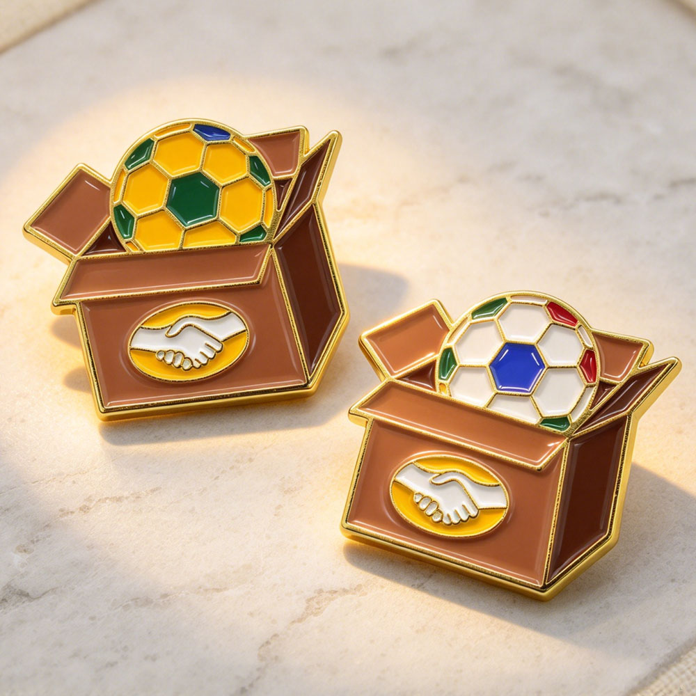 Corporate Identity Hard Enamel (Cloisonné) Lapel Pin