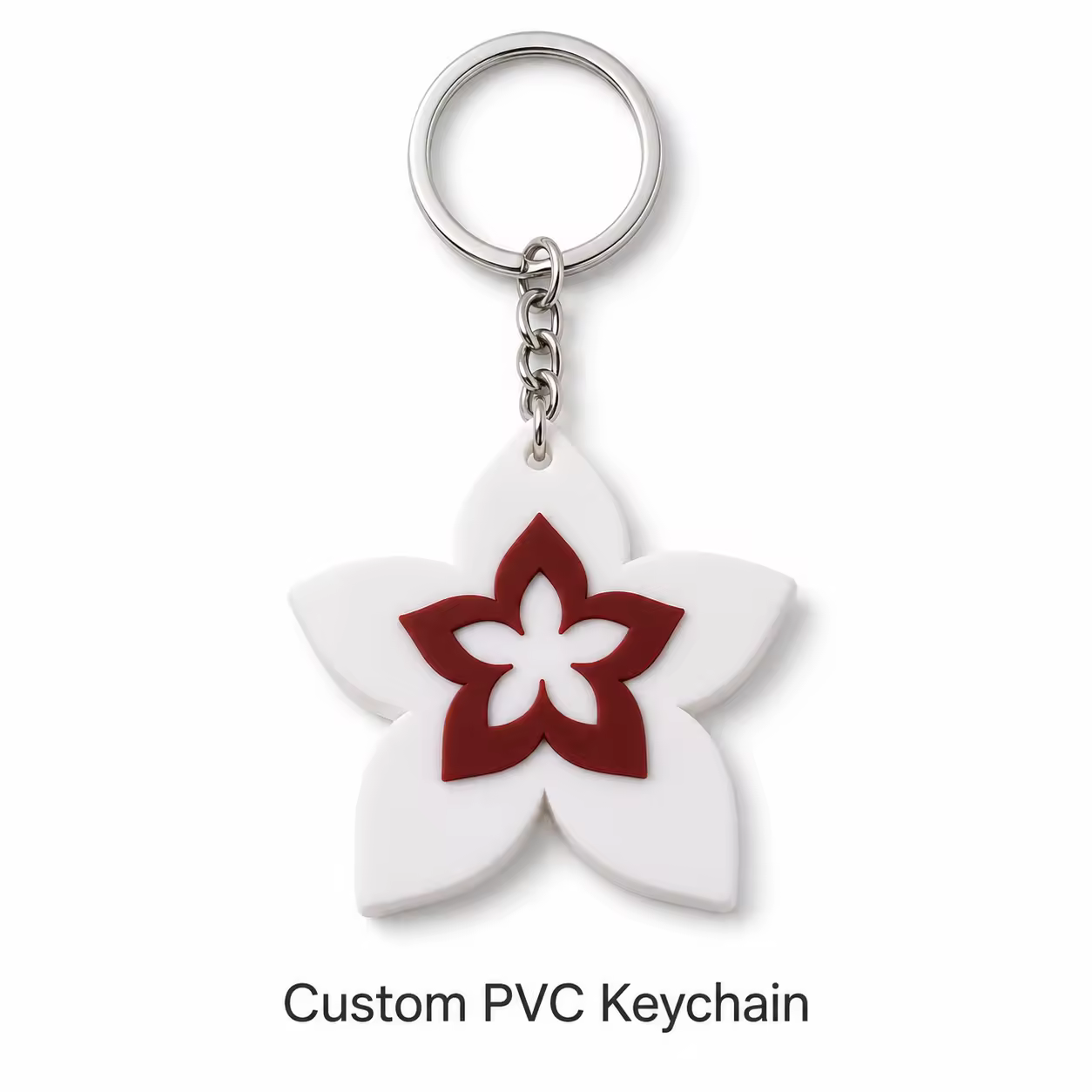 Personalized Soft PVC Key Ring Shape 3D Rubber Keychain Souvenir Gift Br...