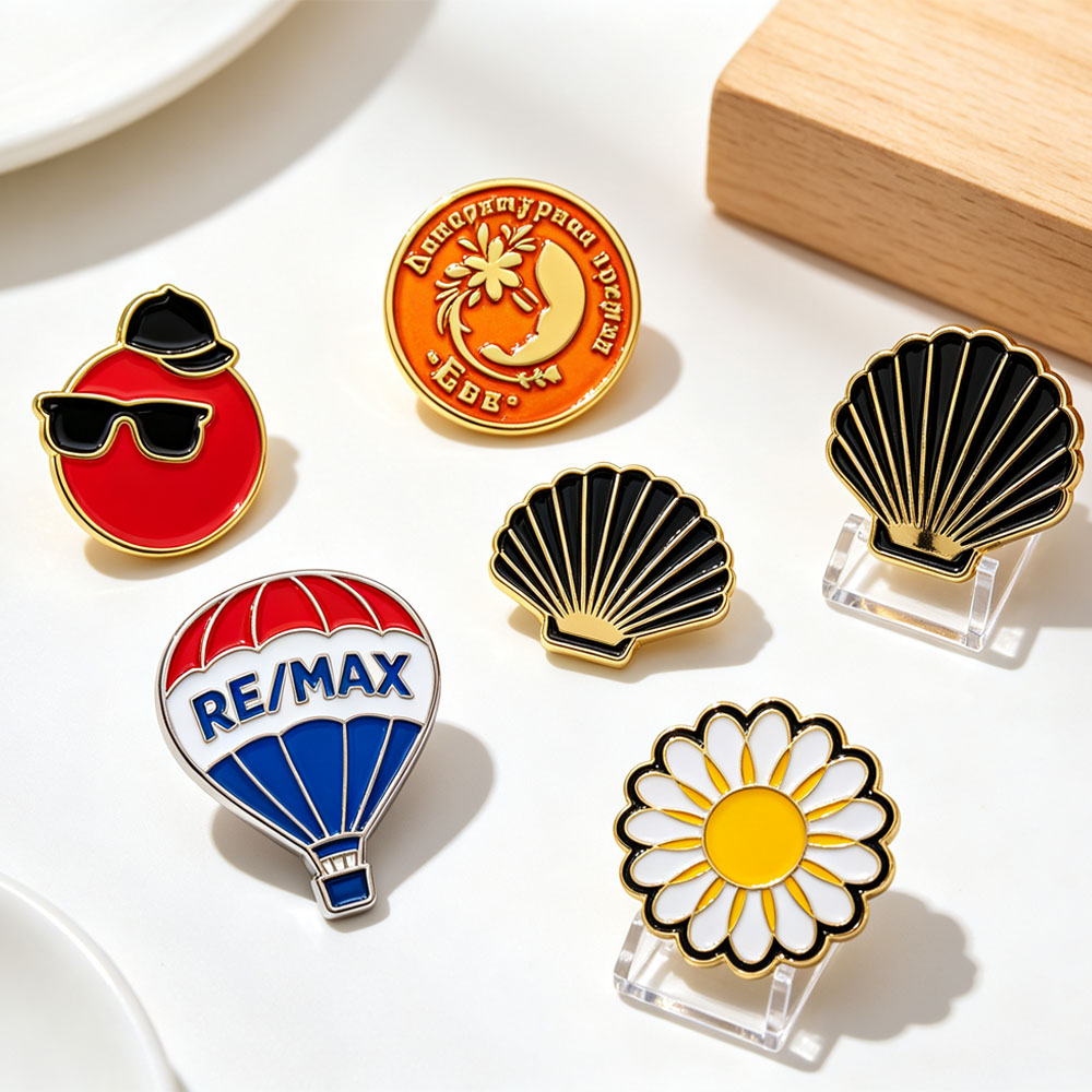 Professional OEM 3D Antiqued Die-Cast Metal Pin Badge