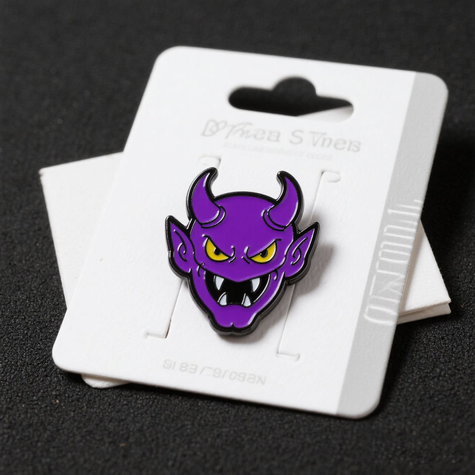 Promotional Printed Metal Lapel Pin with Epoxy Dome