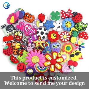 PVC Accessory Lace Decorations Decor Accessories Women Logo Sandal Desig...