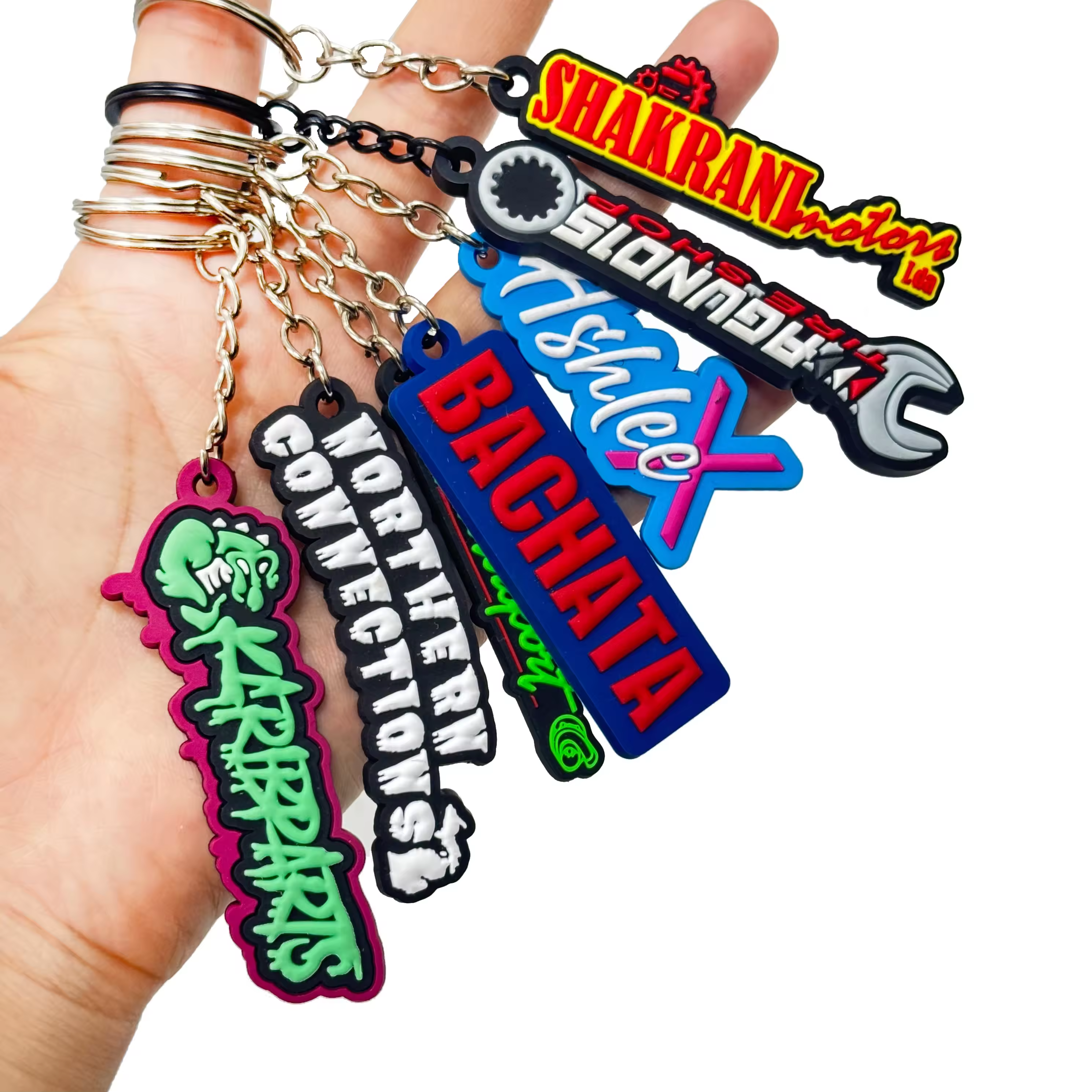 Rubber Keychain Ring Jet Tag Logo Soft PVC Keychain 3d Cartoon Character...