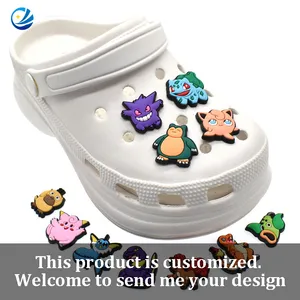 Shoe Croc Charms 2D 3D PVC Shoe Decorations Shoes And Accessories Design...
